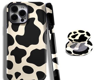 Cow Print Phone Case Animal Pattern Cover Aesthetic with iPhone 17 16 15 14 13 12 11 Plus Pro Max MagSafe S25 S24 S23 S22 Plus and Ultra.
