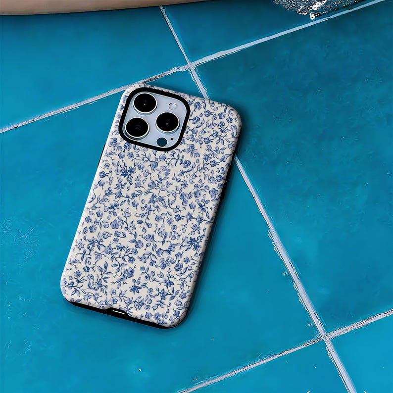 Floral Slim Phone Case, French Style, Parisian Style With iPhone 17 16 ...