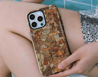 Thanksgiving Pumpkin Phone Case Compatible with iPhone 17, 16, 15, 14, 13, 12, 11 Pro Max Plus, Samsung Galaxy S23, S22, S21, S20 Ultra