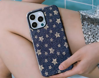 Stars y2k collage Phone Case Twinkle night Cover for iPhone 17, 16, 15, 14, 13, 12, 11 Pro Max Plus,Samsung Galaxy S23, S22, S21, S20 Ultra