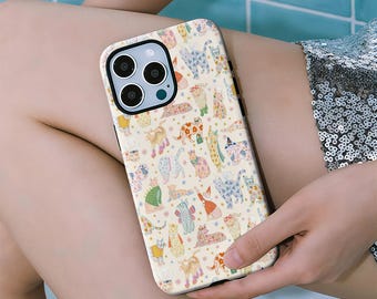 Cute Cat Design Phone Case Case Cat Collage Case with iPhone 17, 16, 15, 14, 13, 12, 11 Pro Max , Samsung Galaxy S23, S22, S21, S20 Ultra