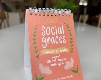 Social Graces Conversation Flipbook (Vol. 2) | Family Conversations about Social Media
