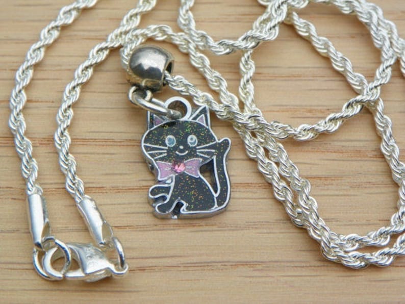 Cat Necklace/pendant Black Cat Necklace/pendant Kitten Necklace/pendant