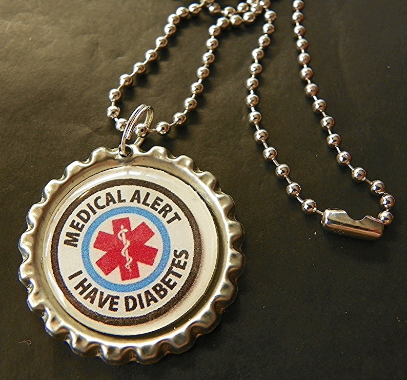 diabetes medical alert necklace