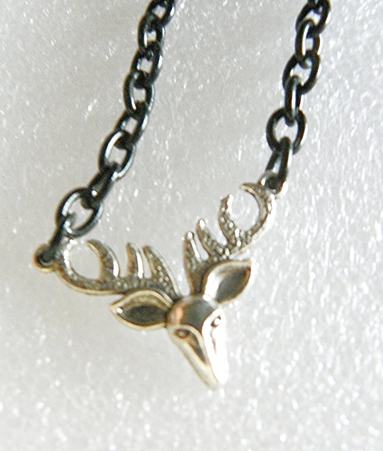 Mens Deer Necklace chain necklace mens deer head necklace mens Etsy