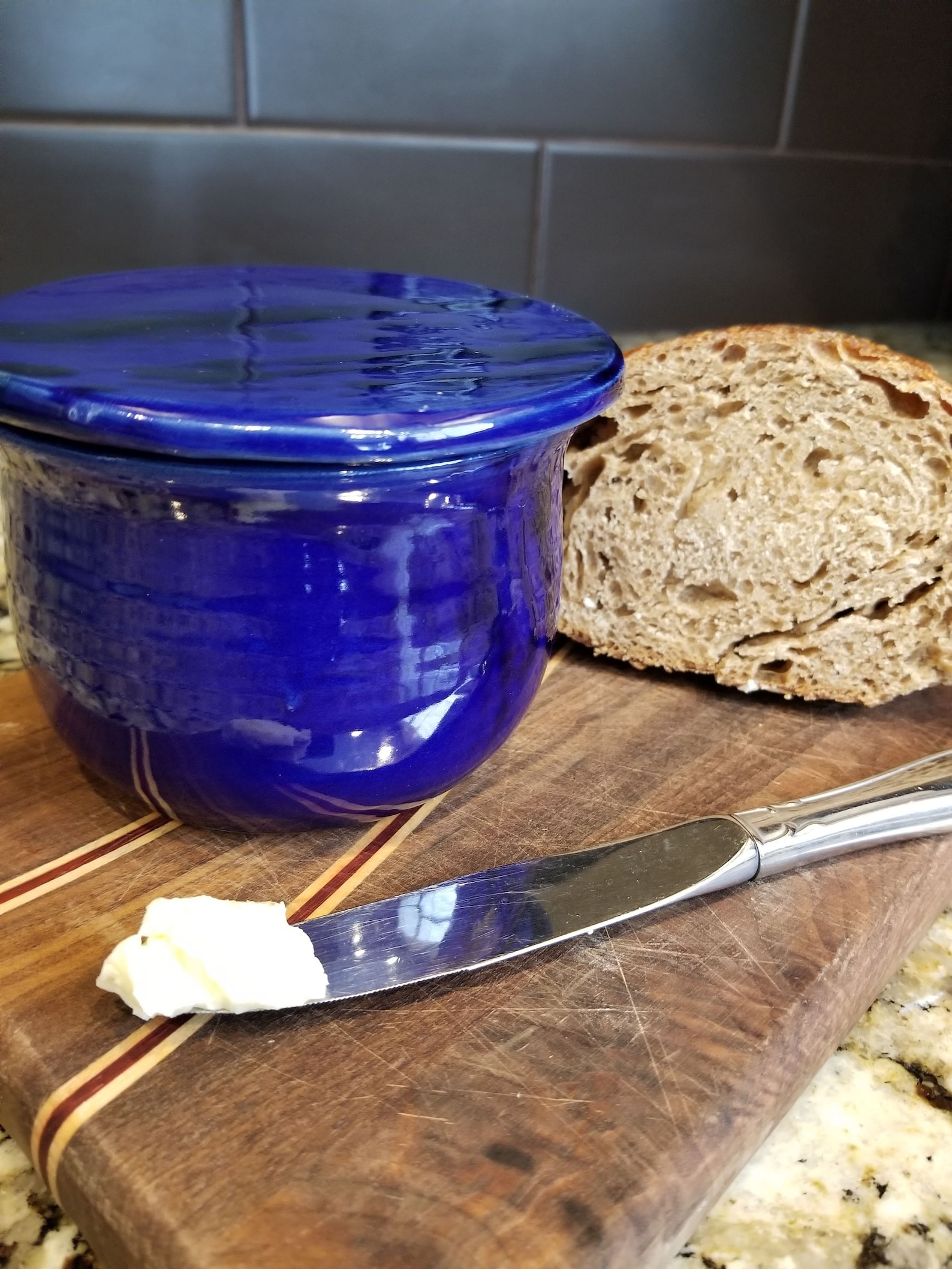 French Butter Keeper / Covered Butter Dish / Butter Dish With Etsy