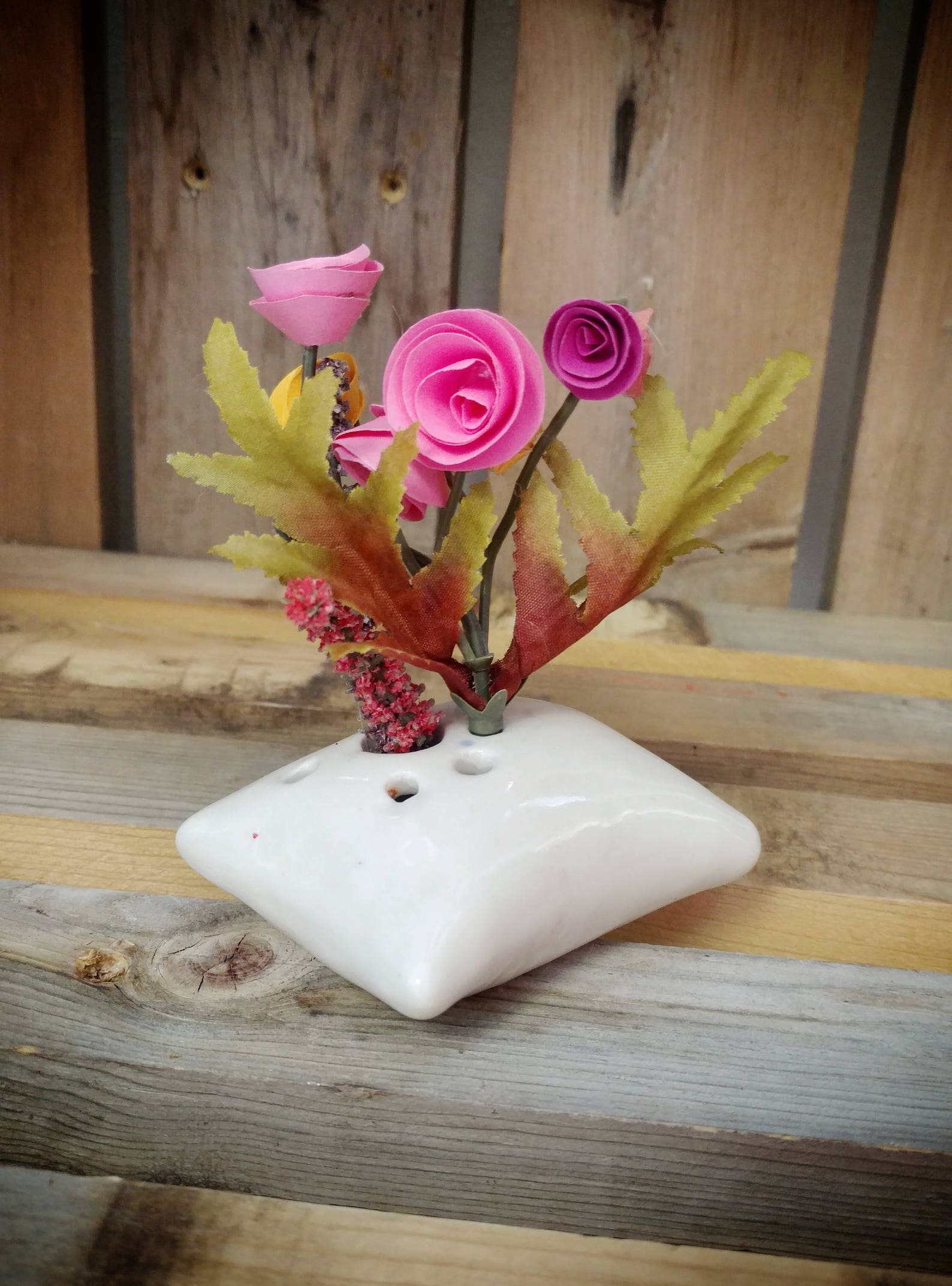 Mini Ikebana Vase / Bud Vase / Pottery Vase / Ikebana Vase / Etsy