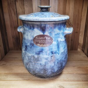 Pottery Compost Pot / Compost Bin / Composting / Pottery Jar /pottery ...