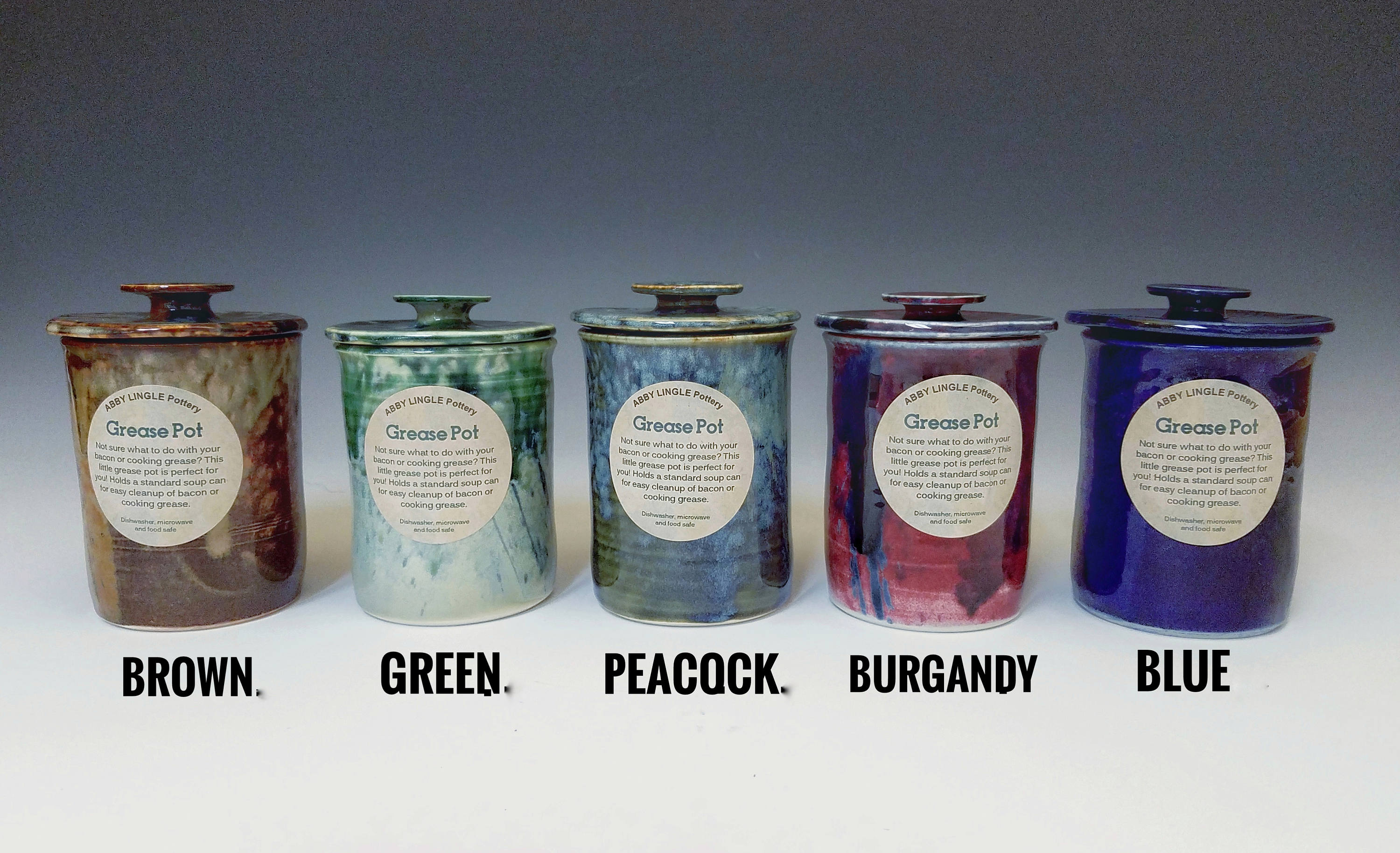 Grease Pot / Ceramic Grease Holder / Bacon Grease Holder / Etsy UK