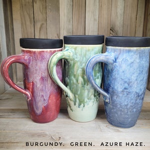 To Go Mug / Handmade Travel Mug / Ceramic travel mug with lid / coffee mug / Ceramic coffee mug / best selling gift / gift / Christmas