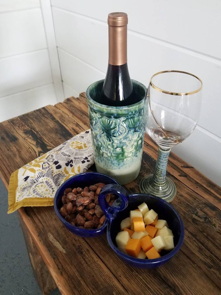 ワインクーラー / 陶器製ワインクーラー / ワイン壷 / 楽しい室内装飾