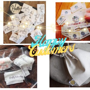100 Medium/small Custom Labels - Etsy