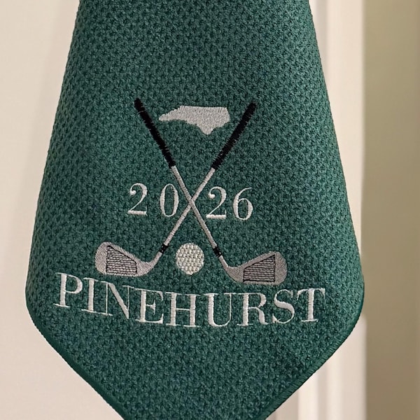 Custom Embroidered Golf Towel – Personalized  Gift