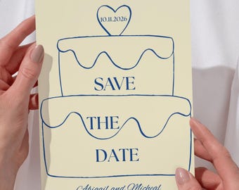 Save the Date Template (5x7in) e-vite or printable