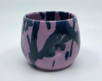 Handmade Ceramic Chubby Dimple Mug Thumb Cup 10oz, 300ml