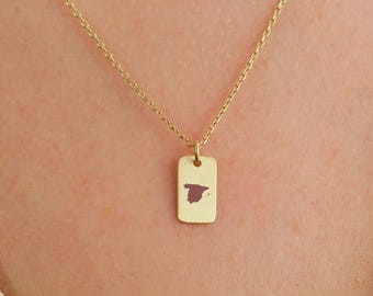 Sterling Silber Halskette mit Gravur: Gold & Roségold Optionen