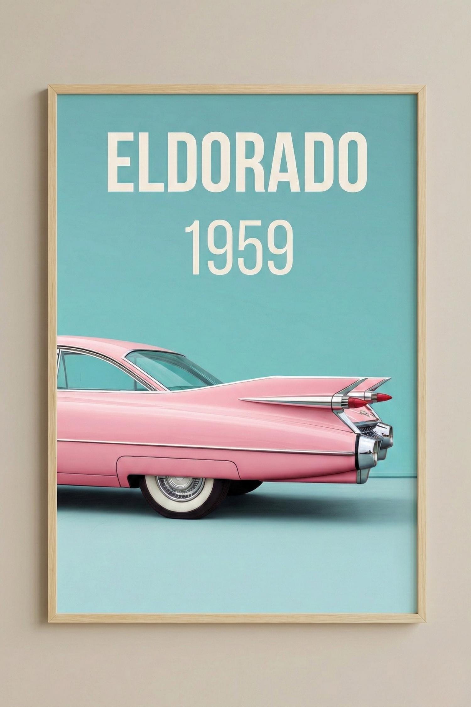 Cadillac 1959 poster - Etsy 日本