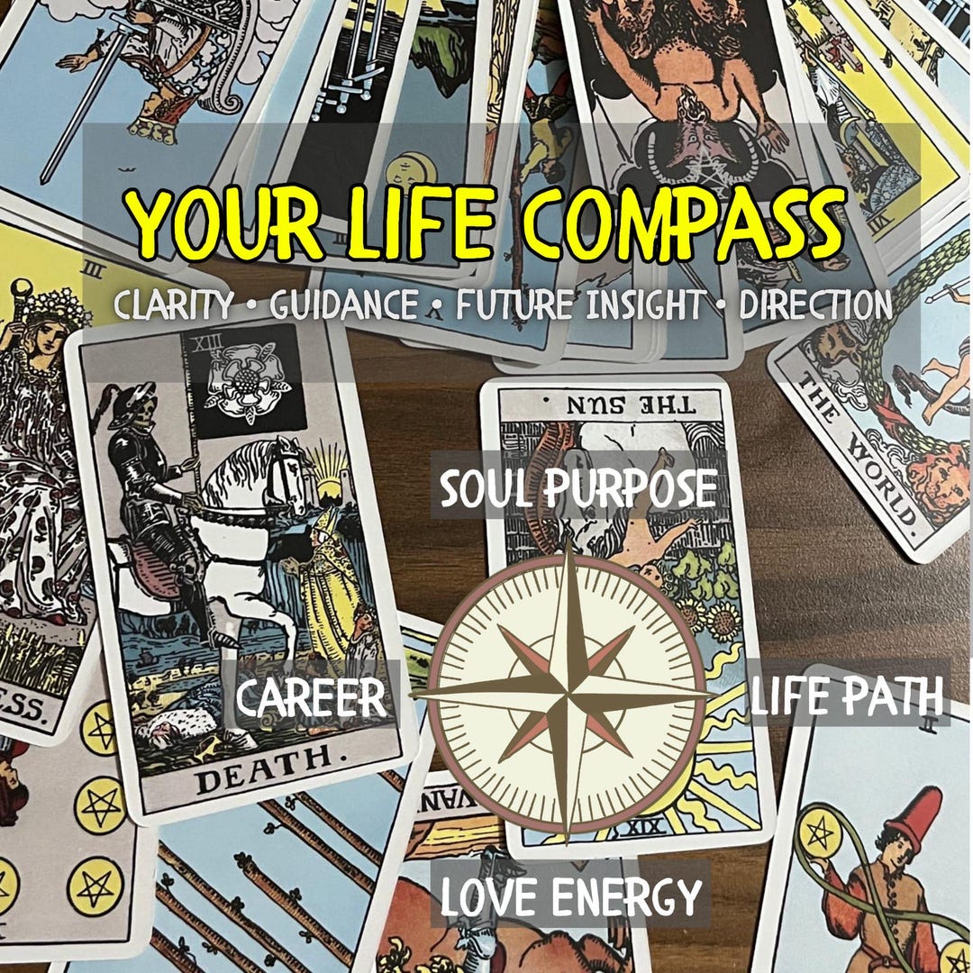Compass In Life Life Compass Reading, Complete Life Path Insight, Personalized ...