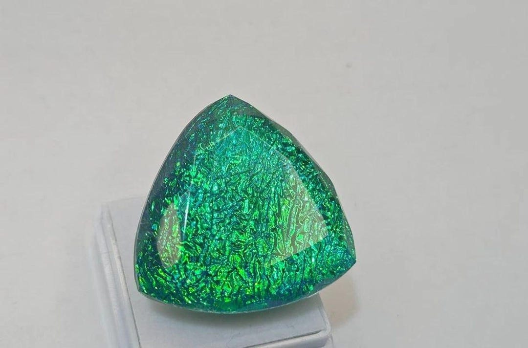 Flow Less Fire Flawless Fire Opal Monarch Trillion Cut 65-67 Ct Loose Certified ...