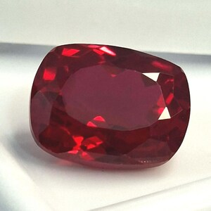 Ruby Red Cushion Cut 8-10 Ct Natural Mozambique Loose Certified  Best For Ring Making Gemstone TQ1059