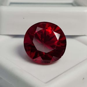 Certified 9-11 Ct Mozambique Red Ruby Round Cut Natural Loose Gemstone For Making Necklace and  Amazing Earrings SB903