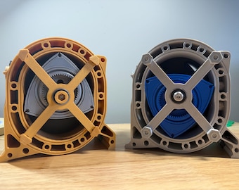 Wankel Engine 3D Model USB Powered Moving 3D Printed Engine Office