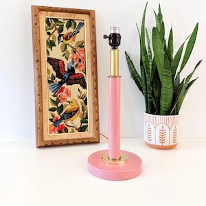 80s Pink Lamp - Etsy