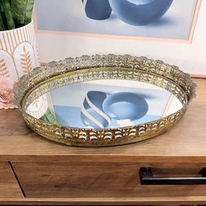 Antique Brass Perfume Tray - Etsy