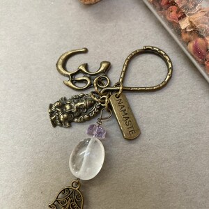 Yoga Bag Backpack Charm healing crystal gift