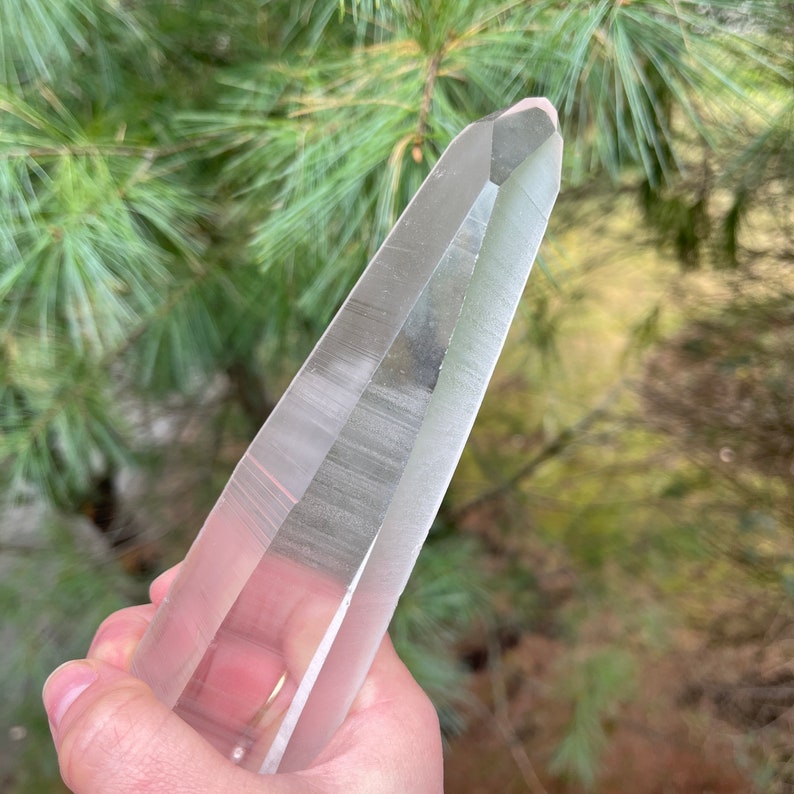 Old Stock Brazilian Lemurian Seed Laser Crystal Wand image 10