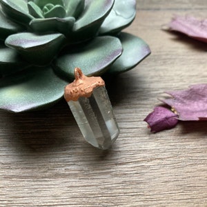 Healing Crystal Quartz Point Pendant Necklace image 6