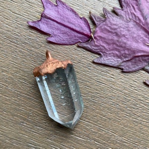 Healing Crystal Quartz Point Pendant Necklace image 7