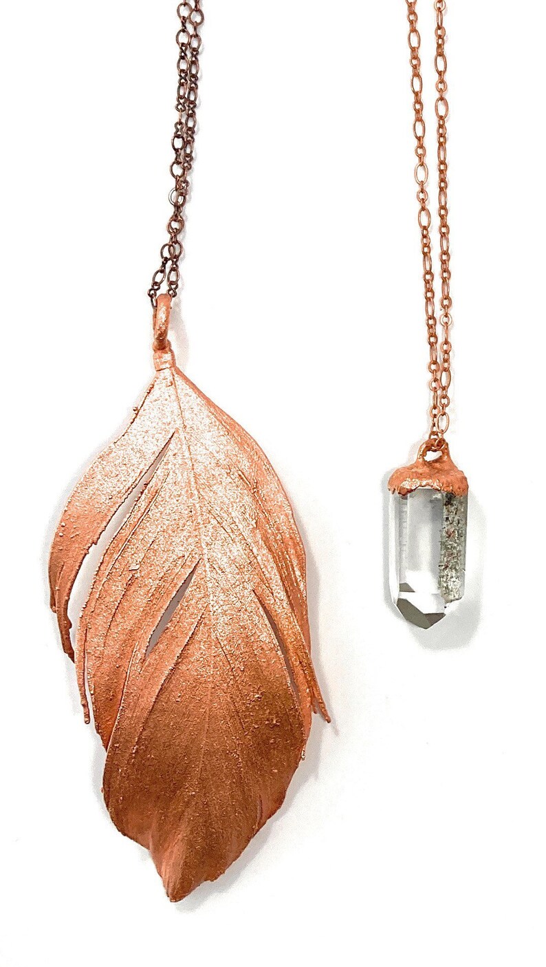 Healing Crystal Quartz Point Pendant Necklace image 4