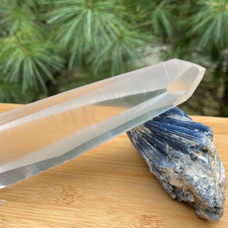 Old Stock Brazilian Lemurian Seed Laser Crystal Wand image 6