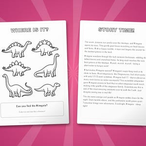 Miragaia Dinosaur Activity Bundle | Printable Coloring Pages, Worksheets & Facts for Kids | Preschool Homeschool | Screen-Free | Instant PDF image 6