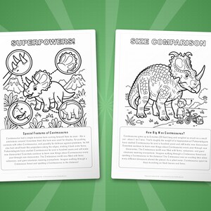 Centrosaurus Dinosaur Activity Bundle | Coloring Pages, Worksheets, Facts (PDF Download) image 8