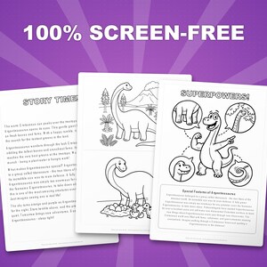 Argentinosaurus Dinosaurier Aktivität Bündel | Ausmalbilder, Arbeitsblätter, Fakten (PDF Download) Bild 3