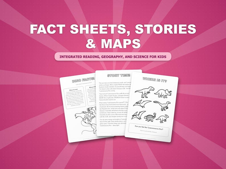 Ultimate Dinosaur Coloring & Activity Mega Bundle | 114 Dino Packs, 900+ Pages | Preschool Worksheets Homeschool Printables | Instant PDF image 6