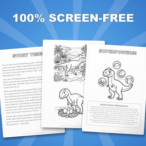 Majungasaurus Dinosaur Activity Bundle | Coloring Pages, Worksheets, Facts (PDF Download) image 3