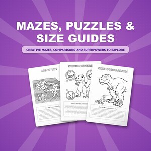 Ultimate Dinosaur Coloring & Activity Mega Bundle | 114 Dino Packs, 900+ Pages | Preschool Worksheets Homeschool Printables | Instant PDF image 7