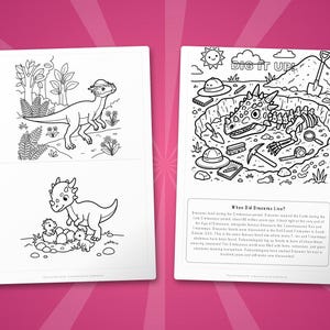 ドラコレックス恐竜アクティビティセット｜ぬりえ、ワークシート、豆知識（PDFダウンロード） 画像 7