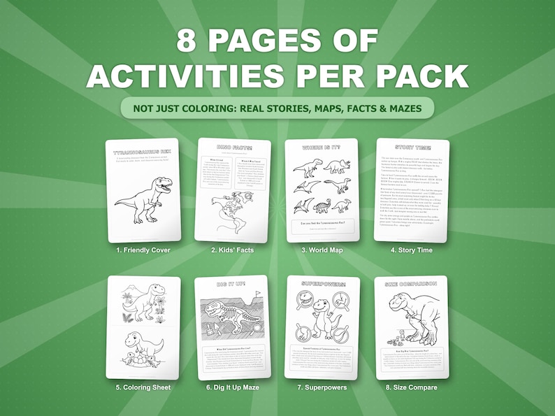 Ultimate Dinosaur Coloring & Activity Mega Bundle | 114 Dino Packs, 900+ Pages | Preschool Worksheets Homeschool Printables | Instant PDF image 3