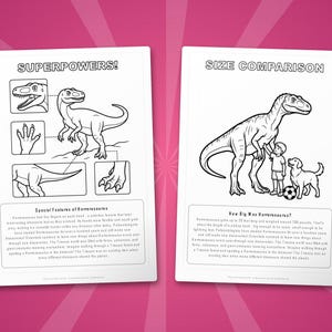 Herrerasaurus Dinosaur Activity Bundle | Coloring Pages, Worksheets, Facts (PDF Download) image 8