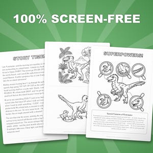 Pyroraptor Dinosaur Activity Bundle | Coloring Pages, Worksheets, Facts (PDF Download) image 3