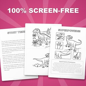Herrerasaurus Dinosaur Activity Bundle | Coloring Pages, Worksheets, Facts (PDF Download) image 3