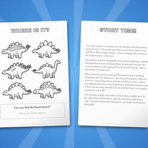 Dacentrurus Dinosaur Activity Bundle | Coloring Pages, Worksheets, Facts (PDF) image 6