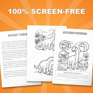 Camarasaurus Dinosaur Activity Bundle | Coloring Pages, Worksheets, Facts (PDF Download) image 3