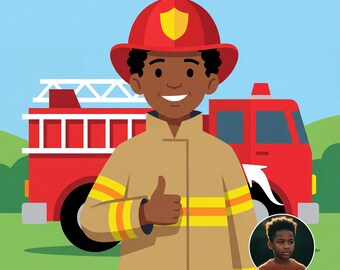Custom Career Portrait | Child's Future Job Illustration (Digital)