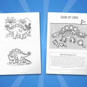 Dacentrurus Dinosaur Activity Bundle | Coloring Pages, Worksheets, Facts (PDF) image 7