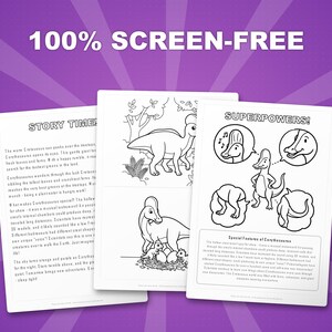 Corythosaurus Dinosaur Activity Bundle | Coloring Pages, Worksheets, Facts (PDF Download) image 3